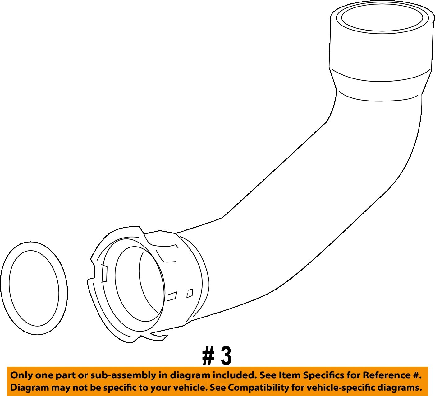 GM OEM Turbo Turbocharger IntercoolerOutlet Tube 22799479 eBay