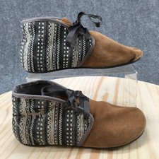 OTZ Shoes Mens 6 Womens 9 Jazz Casual Comfort Lace Up Flats Sneakers Brown