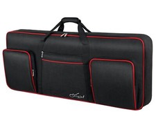 SNIGJAT 61 Key Keyboard Case Soft, Full Padded Piano Case with Handles and Ad...