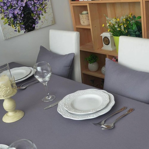 Plain Cotton Table Cloth Dining Kitchen Tablecloth Wedding Party Desk Cover Home - Picture 13 of 36
