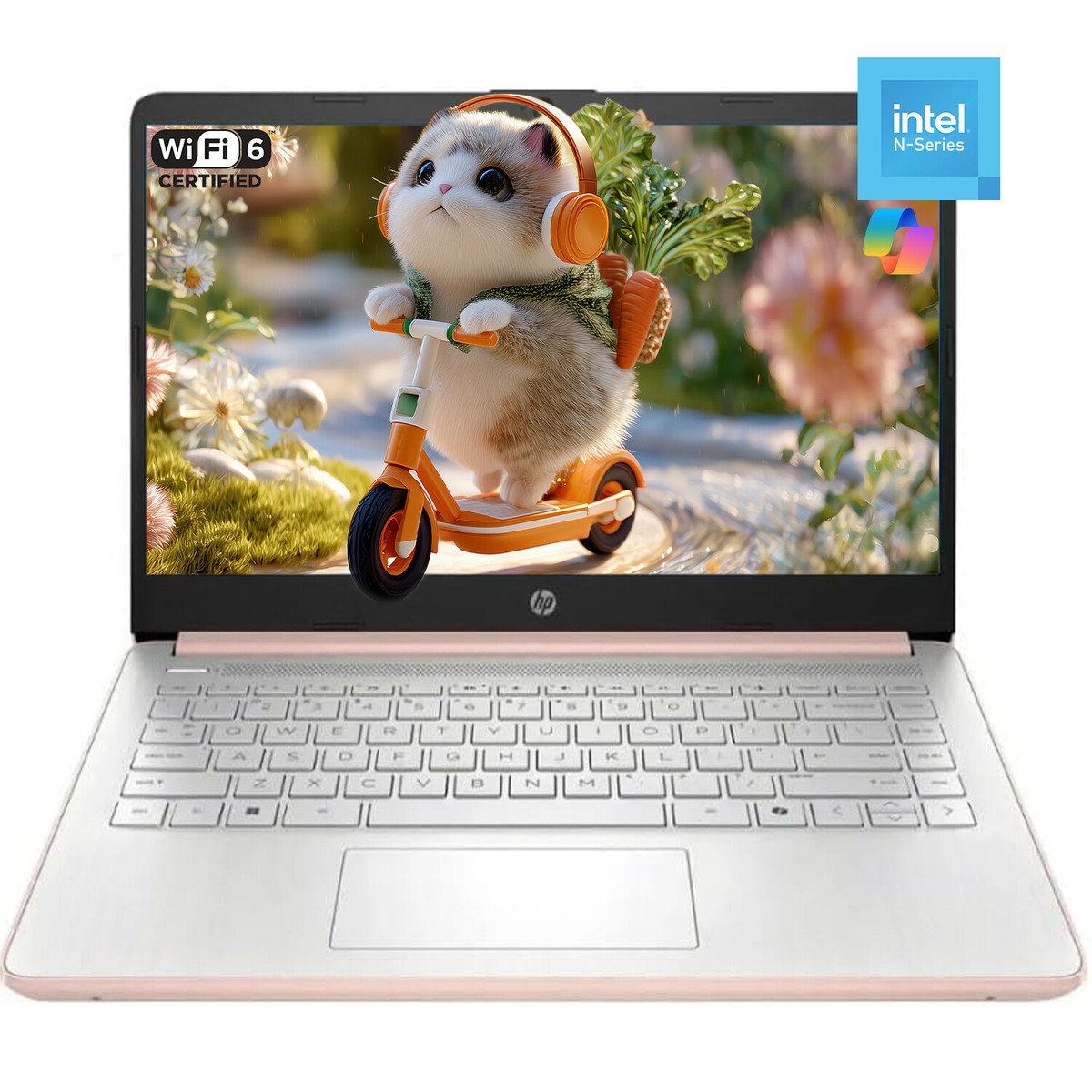 HP 14-DQ6015DX 14' LAPTOP Intel-R-N150 UP TO 16-128GB Win11Home