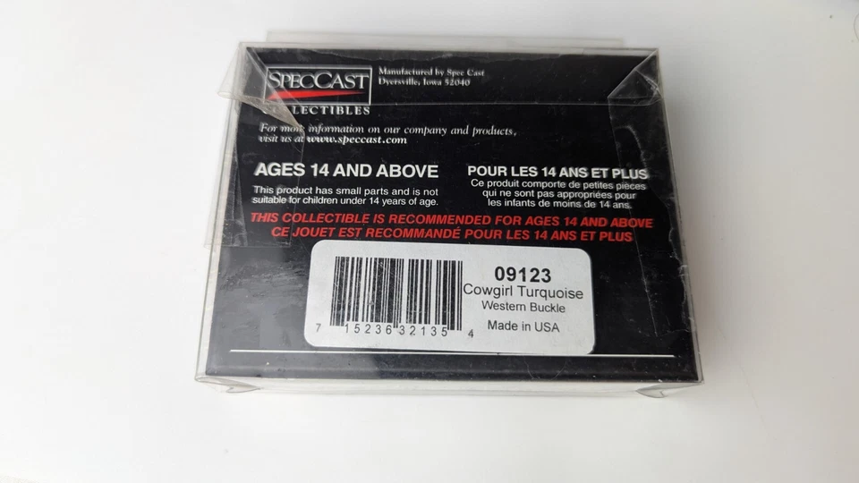 VTG Cowgirl Metal Belt Buckle Western Pin Up Speccast  - Image 4 of 4