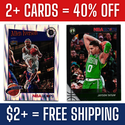 2019-20 NBA Panini Hoops Premium Stock Basketball Cards / You Pick