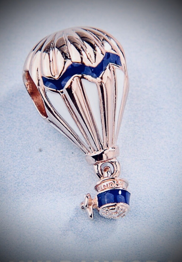 Rose Gold Pandora Hot Air Balloon Charm with box eBay