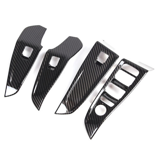 Für BMW 3-Series G20 G21 Carbon Faser Fenster Schalterleiste Abdeckung Zubehör - Bild 9 von 9