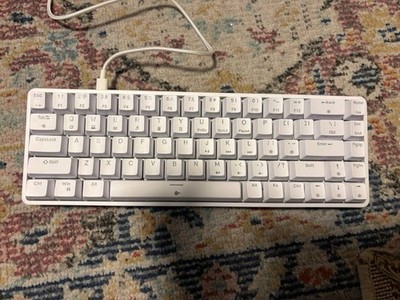 ×TMKB T68se Gaming Mechanische Tastatur60% Prozent Tastatur mit Blue Clicky S...