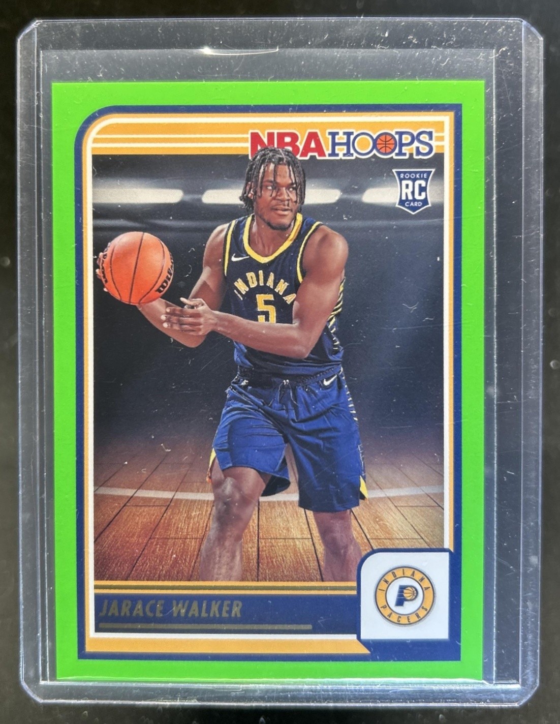 2023-24 Panini Hoops Jarace Walker RC Neon Green Rookie #251 Pacers