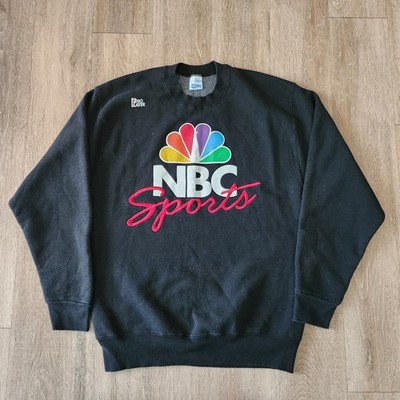 Vintage 90s NBC Sports Pro Player Salem Sportswear Sweatshirt Size L Black