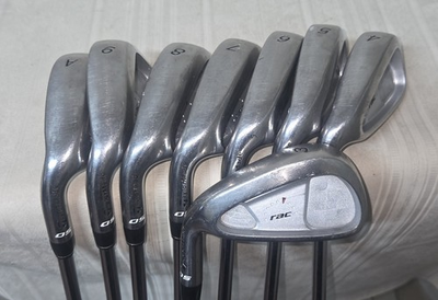 #ad Taylormade rac OS iron set LH 34 56789A Precision Light Metal $225.00