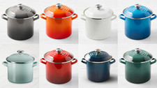Le Creuset Enameled-Steel Stock Pot with Stainless-Steel Knob /8-QT - FULL COLOR