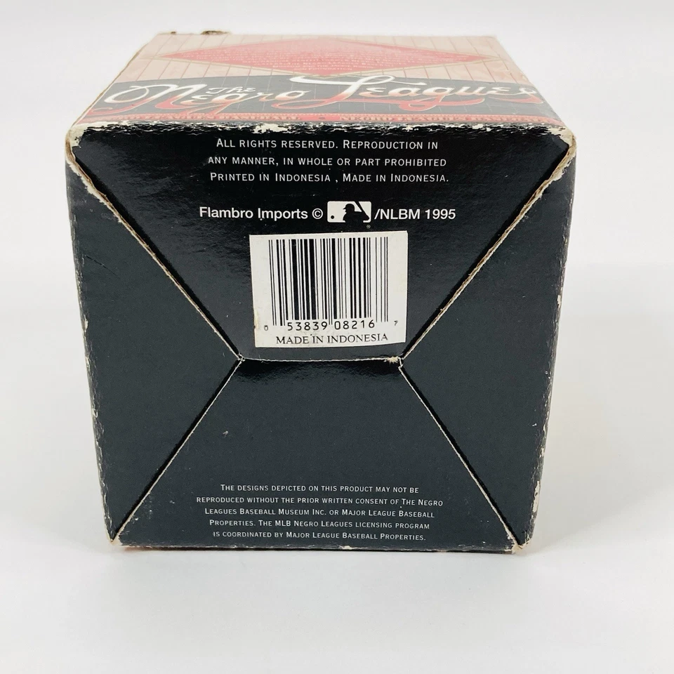 Adorno de Navidad de porcelana de las ligas de béisbol negras en caja BARONES NLBM 1994 Foto 4 de 4