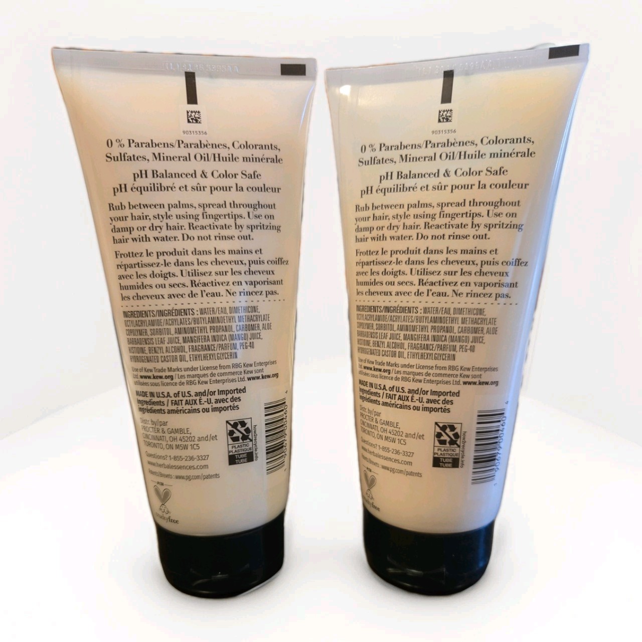 Herbal Essence Bio Renew Curl Defining Cream Mango and Aloe 6.8 oz (2 Pack)