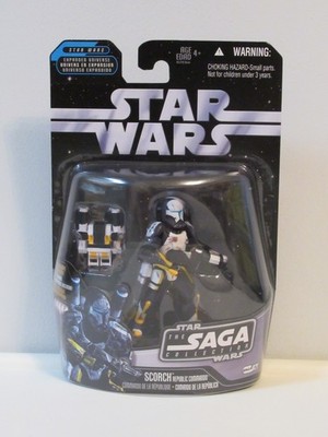 Star Wars Saga 2006 Scorch Republic Commando Figure #021 NIP