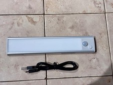 LED Motion Sensor Under Cabinet Closet Light USB Rechargeable Kitchen Lamp Strip