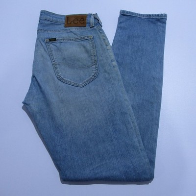 Lee Vintage Herren Slim Fit Gerades Bein Stretch Blau W32 / L34 REF (M19392)