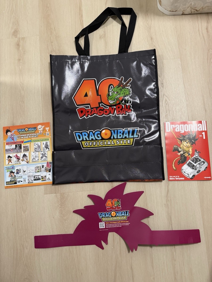Dragon Ball Pop Up Tour 2026 40th Anniversary Tote Bag + DBS Vol 1