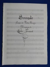 LOTTO 9 SPARTITI MANOSCRITTI MUSICALI ANTICHI. 