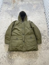 NWT VTG EDDIE BAUER Premium heavy duty Goose Down Hooded Parka Jacket Size XL