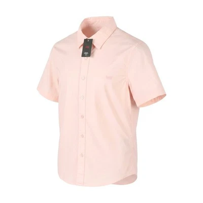 LEVI'S Chemise Slim à Manches Courtes Rose XS Coton Elasthanne Col Kent Bouton - Photo 1/4