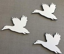 DCentral Three Flying Ducks Screen Magnets, Double-Sided Safety White,4.8" x 3.5