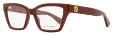 Gucci Squared Cat-Eye Eyeglasses GG1715O 003 Burgundy 53mm