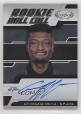 2018-19 Certified Rookie Roll Call Chimezie Metu #RRC-CM Auto 1h1