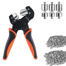 Uimoso Grommet Tool Kit 1/4" 3/8" 1/2" Eyelet Kit with 900 Grommets