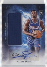 2024-25 Panini Origins Rookie Jersey Auto Adem Bona #RJA-ABP Auto 1oq1