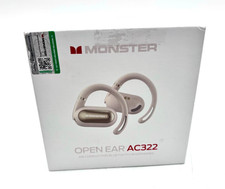 Open Ear Bluetooth Headphones Monster AC322 Air Conduction White