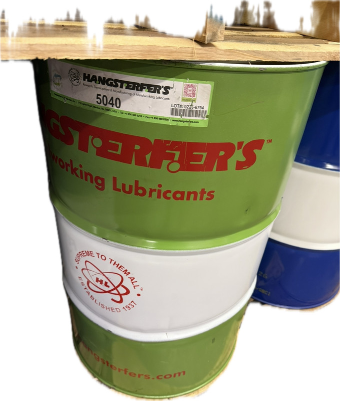 HANGSTERFER 5040 PREMIUM VEGETABLE BASED METALWORKING COOLANT 55 GALLON DRUM