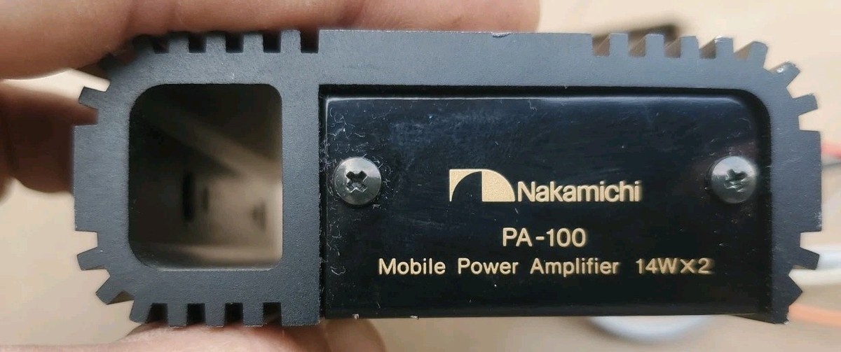 Nakamichi PA-100 Mobile Power Amplifier Car Audio Amp - Made in