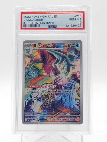 BAXCALIBUR 2023 POKEMON PALDEA EVOLVED ILLUSTRATION RARE #210 PSA 10 Q0895