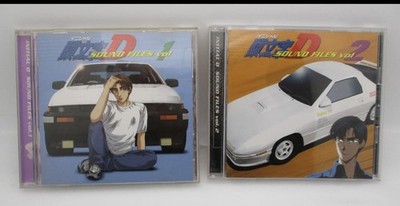 CD INITIAL D SOUND FILES vol.1 & vol.2 2CDs Set Japan import