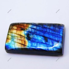 34.80 Ct Madagascar Natural Fire Labradorite Certified Untreated Gemstone