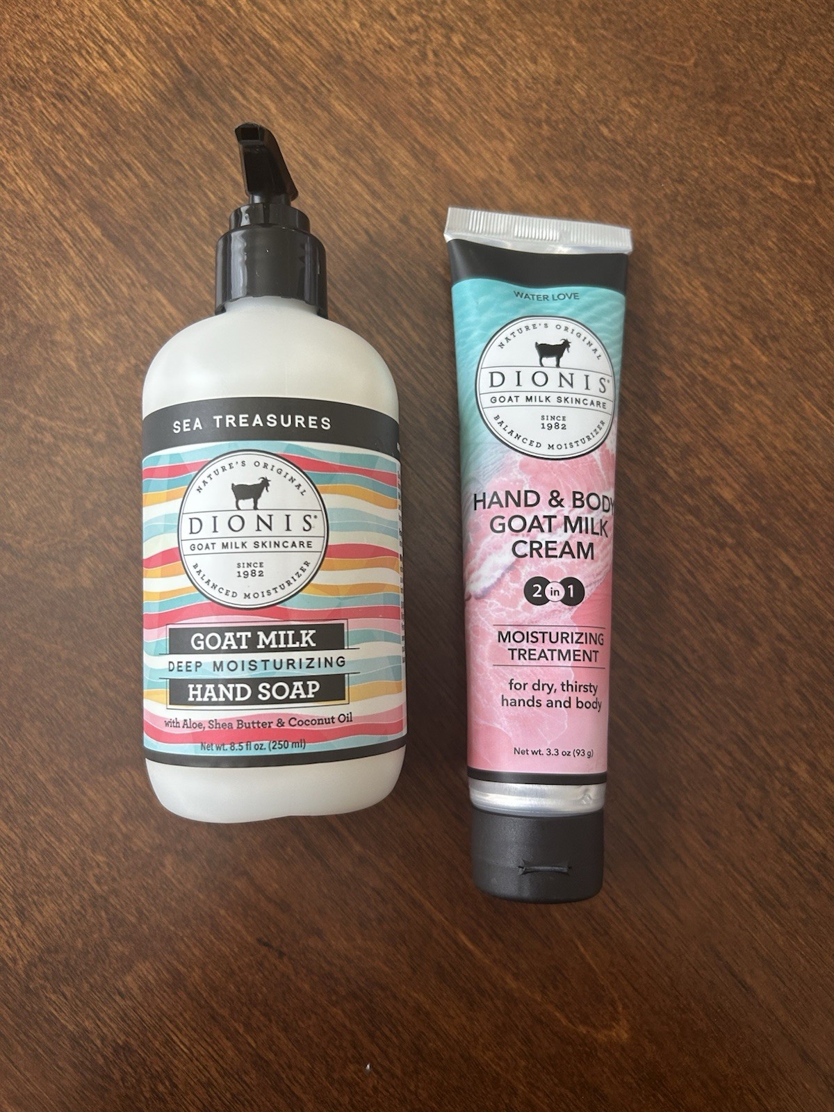 Dionis Goat Milk Waterlove Hand & Body 3.3oz / Sea Treasure 