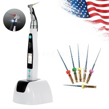 SANDENT Dental Cordless LED Endo Motor 16:1 Contra Angle /Rotary Niti Files