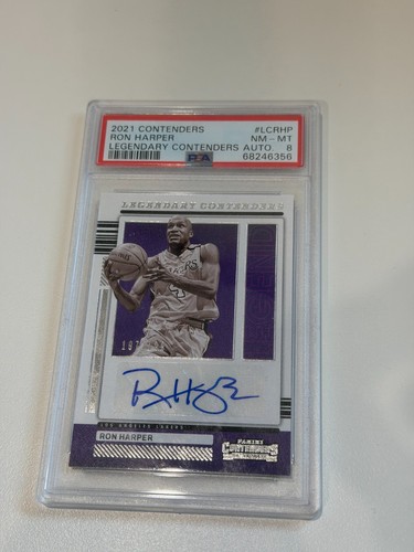 2021 Panini Contenders Ron Harper Legendary Contenders Auto /199 - PSA 8