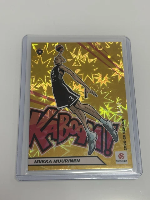 2025/26 Contenders Euroleague MIIKKA MUURINEN Gold Kaboom 04/10 #28