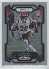 2023 Panini Prizm Rookies Silver Prizm DJ Turner #319 0w24