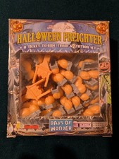 Image of Ticket To Ride Halloween Freighter pumpkin train cars expansion promo New RARE!!