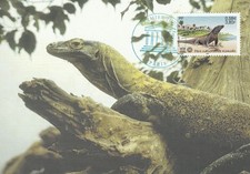 Carte 1er jour Unesco Parc National de Komodo 2001