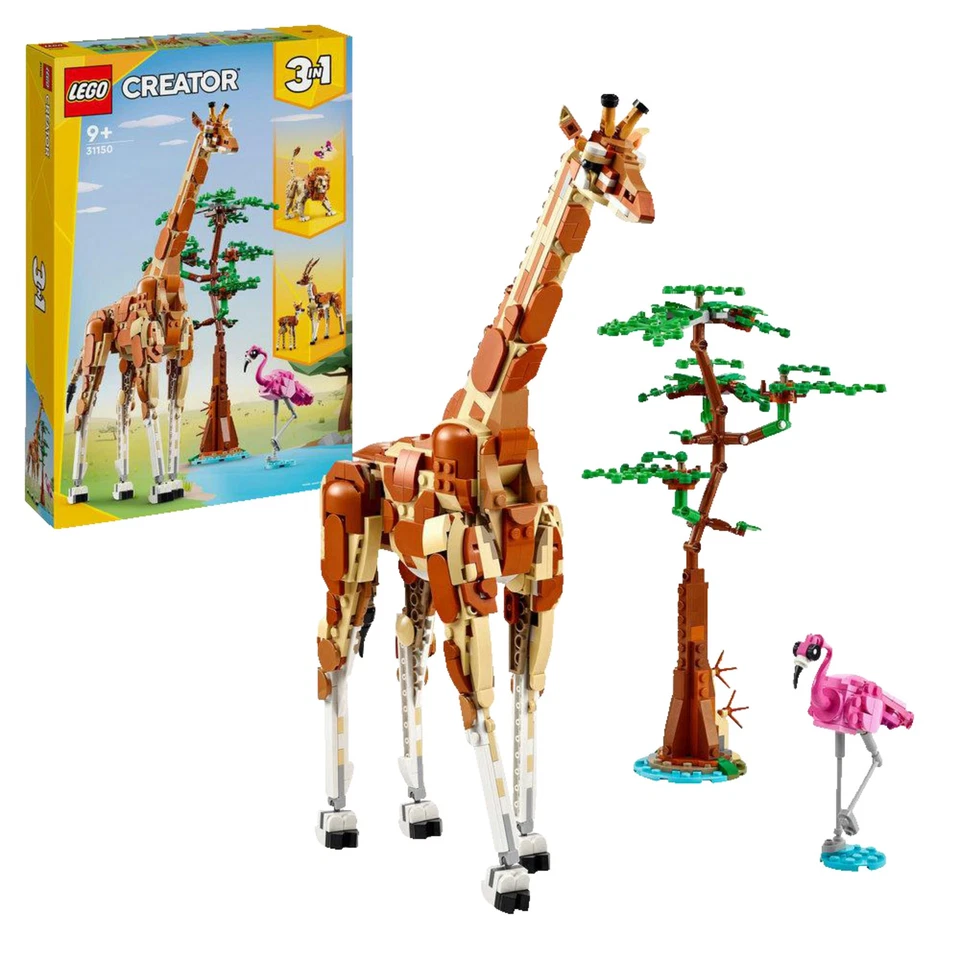 LEGO Creator 31150 Tiersafari Bausatz, Mehrfarbig