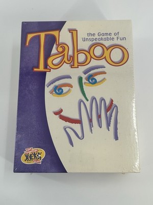 NEW SEALED Hasbro Taboo The Game Of Unspeakable Fun Board Game (2000)