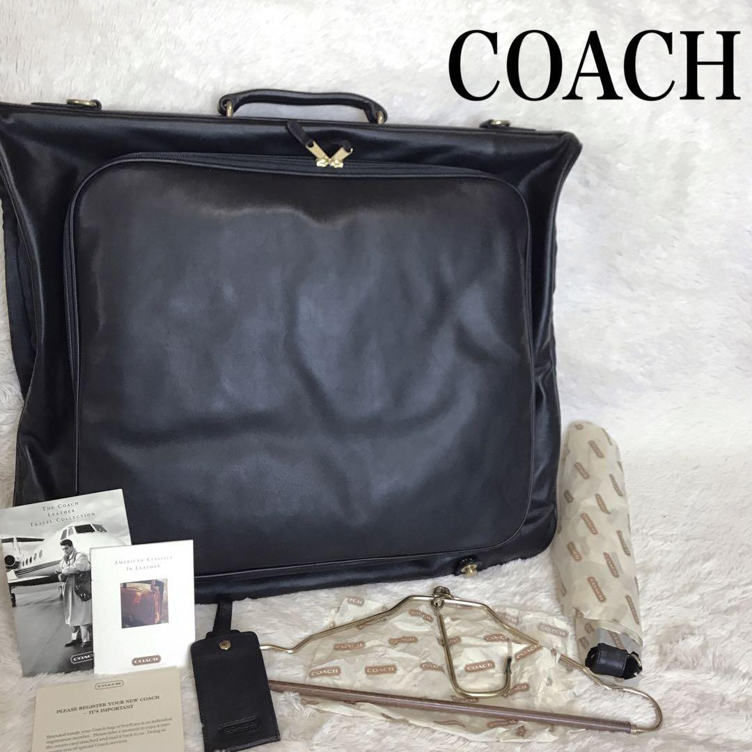 COACH Garment Case 2-Way Shoulder Bag Black USA Made COACH Garment Case 2-Way Shoulder Bag Black USA Made