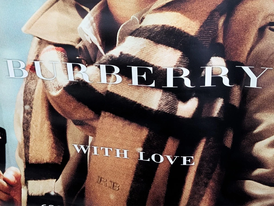 Burberry 'With Love' Chicago XL bus shelter poster, boy, 68x48 in paper as shown - Image 3 of 4