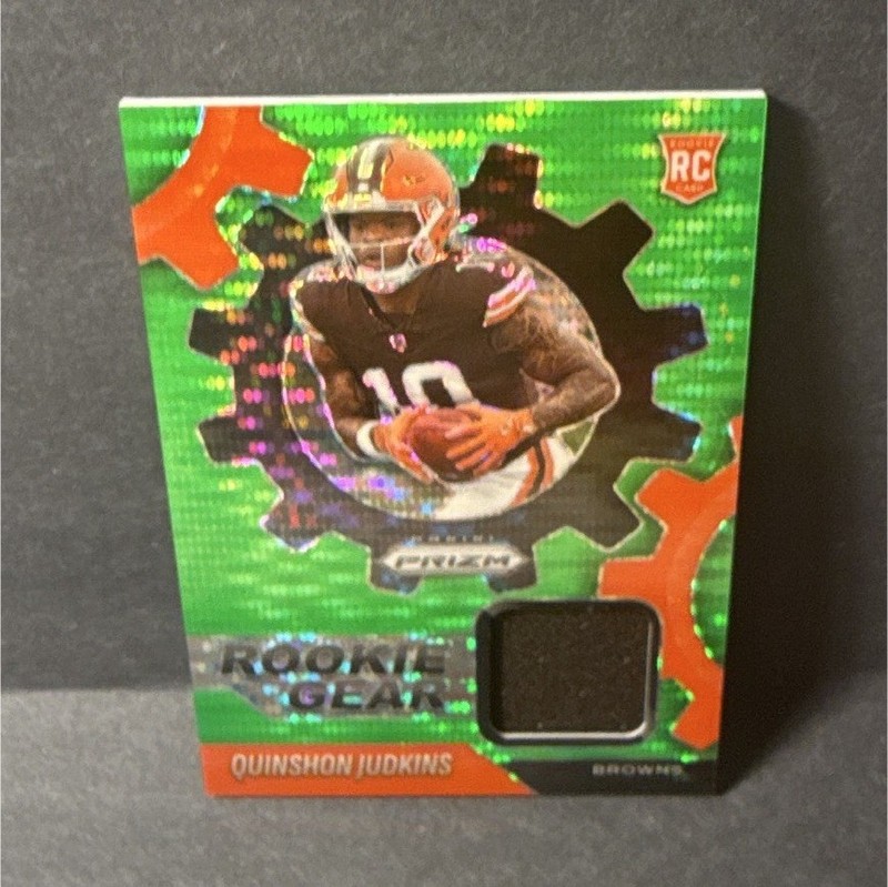 Panini Prizm 2025 Quinshon Judkins Rookie Gear Rookie Memo Insert RGR-QJS