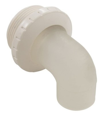 400-1410F White 1 Eyeball Fitting, 90 Deg, 1.5 MPT Assembly, Pool, Return