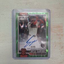 Bryce Eldridge Chrome 2026 Green /99 #22 Auto