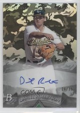 2014 Bowman Platinum Auto Prospects Camo 26/35 Daniel Robertson #AP-DR Auto 1p5