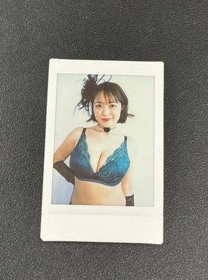 SAKI YANASE Hit's Instax Polaroid Cheki Japanese Trading Card Pic 3